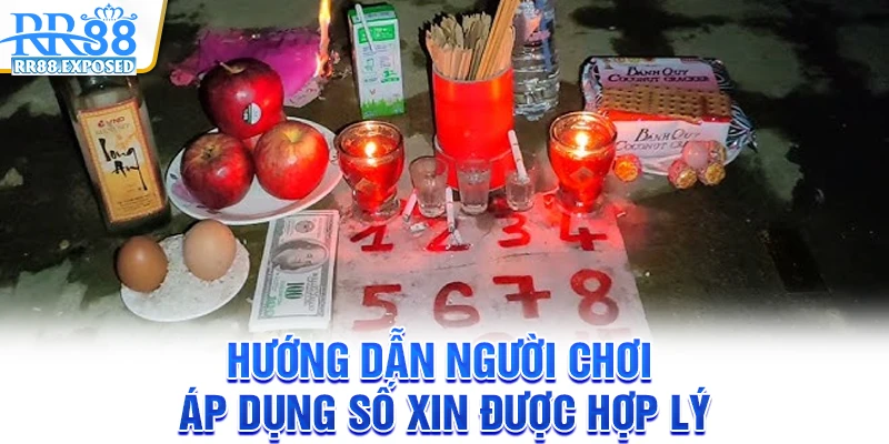 Hướng dẫn người chơi áp dụng số xin được hợp lý