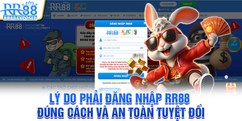 Lý do phải đăng nhập RR88 đúng cách và an toàn tuyệt đối Lý do phải đăng nhập RR88 đúng cách và an toàn tuyệt đối