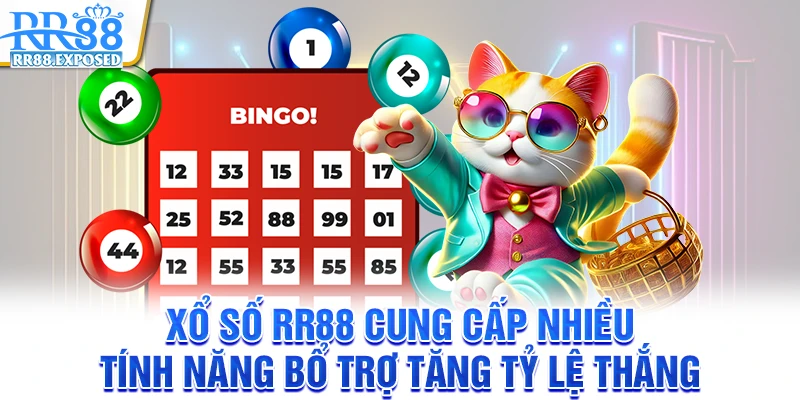 Xổ số RR88 cung cấp nhiều tính năng bổ trợ tăng tỷ lệ thắng